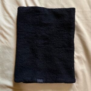 Coal Black Neck Gaiter - Cozy Women's Winter Accessory